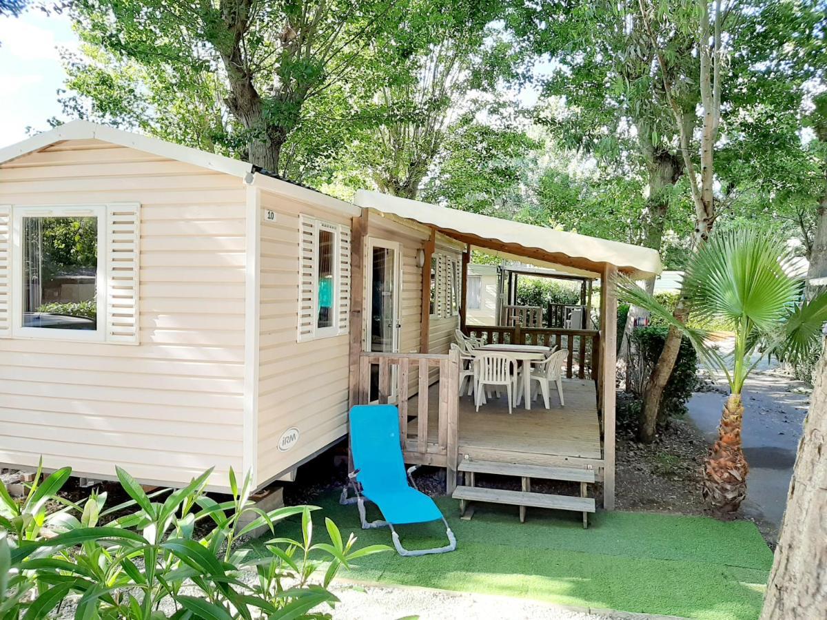 Mobilhome Dans Camping Les Sables D'Or Agde Exterior foto